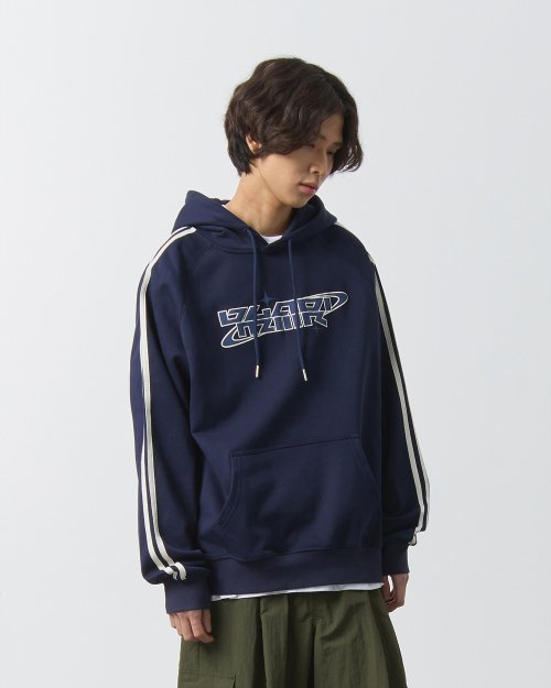 (VLAD) TYPE-A TRACK ARTWORK HOODED T-SHIRT_NAVY