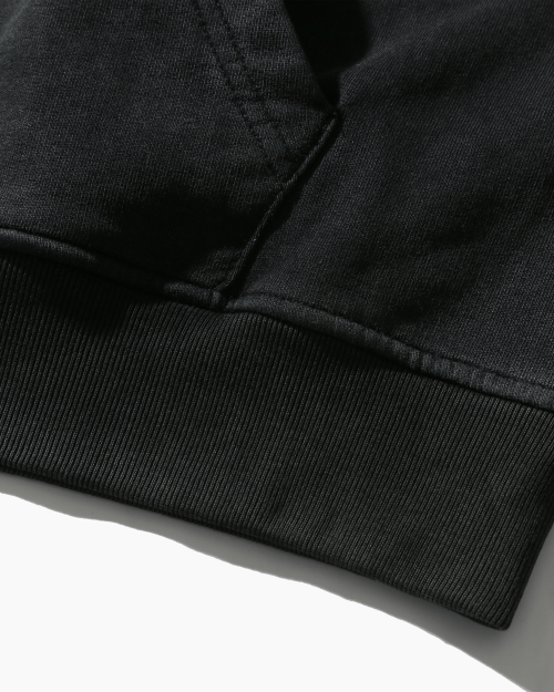 (ASI) FOUR-SEASON ESSENTIAL PIGMENT HOODED ZIP-UP_CHACOAL GRAY