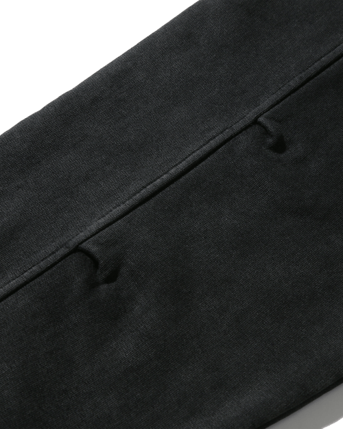 (ASI) FOUR-SEASON ESSENTIAL PIGMENT HOODED ZIP-UP_CHACOAL GRAY