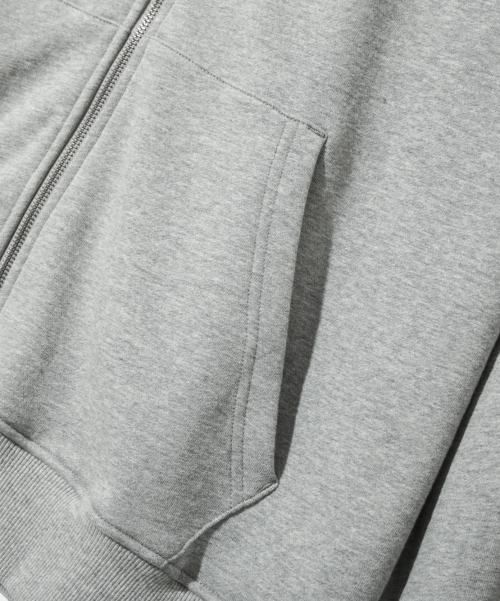 (ASI) FOUR-SEASON ESSENTIAL SWEAT HOODED ZIP-UP_MELANGE
