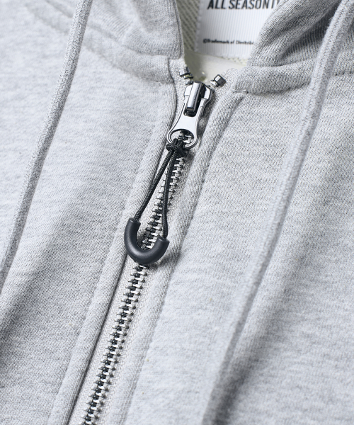 (ASI) FOUR-SEASON ESSENTIAL SWEAT HOODED ZIP-UP_MELANGE