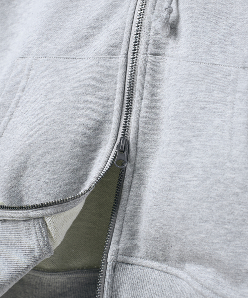 (ASI) FOUR-SEASON ESSENTIAL SWEAT HOODED ZIP-UP_MELANGE