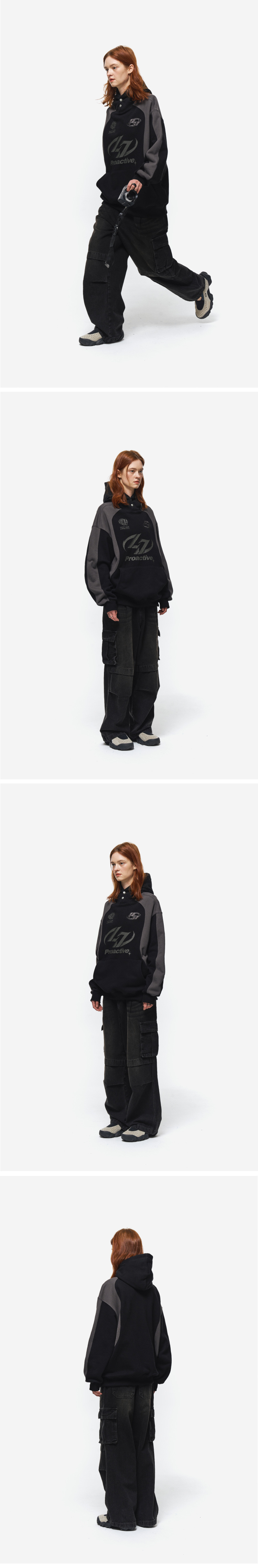 WIDE PANEL CARGO DENIM PANTS - 2 COLORS BROWN