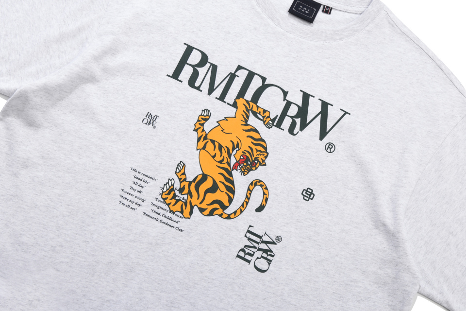 【ROMANTIC CROWN】24SU★ REVERSE LOGO TEE SHIRT REVERSE LOGO TEE SHIRT - ROMANTIC CROWN | 60% - Asian