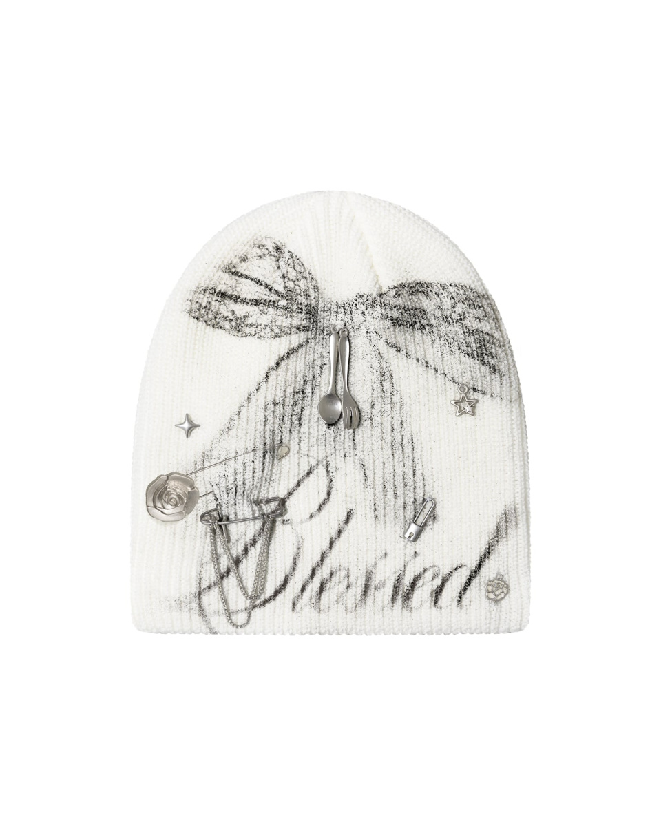 2000 Archives ホワイトニット帽 Blessed MUSINSA公式 | 2000ARCHIVES BLESSED BEANIE