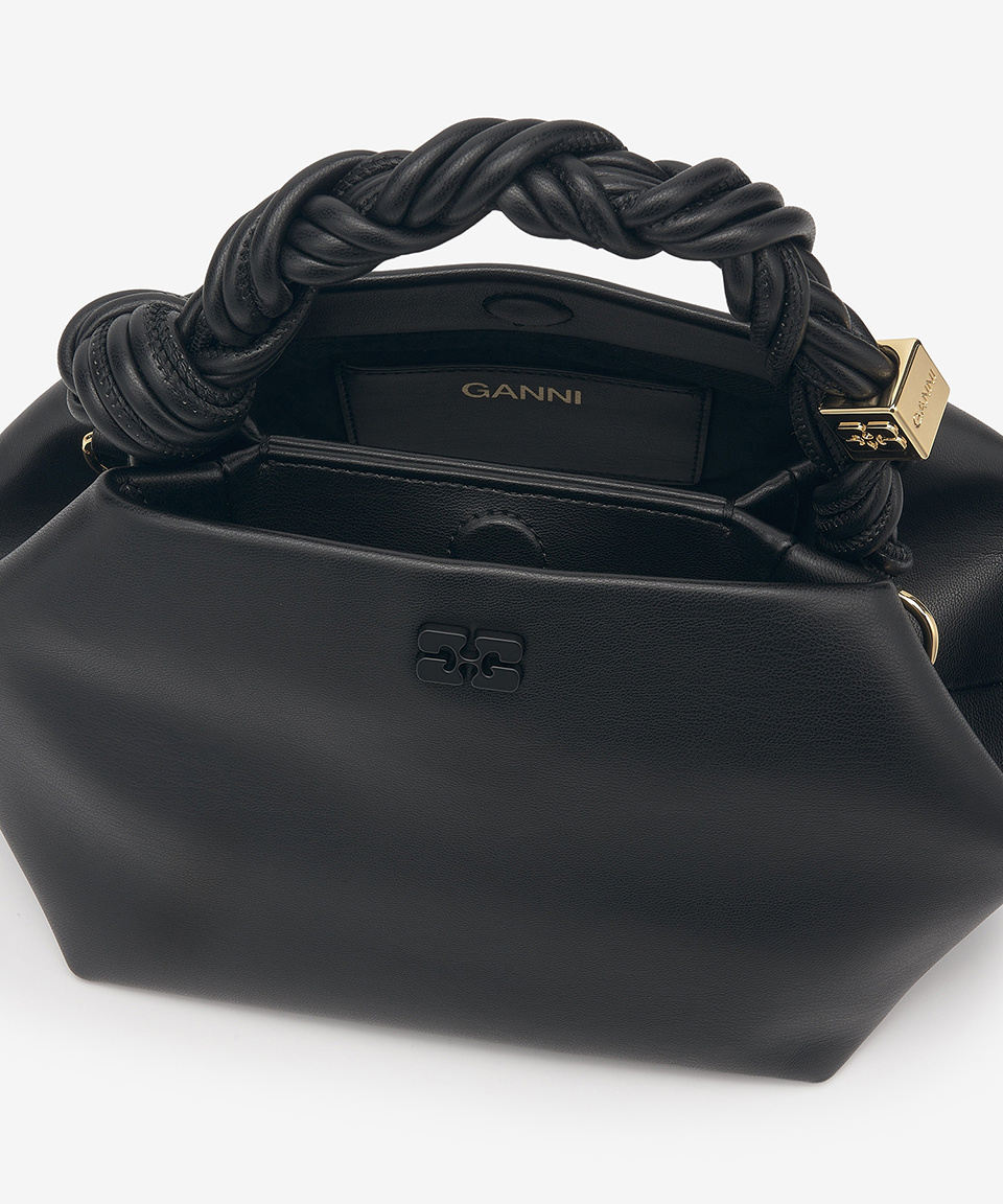 ★Ganni★ Small Gani Boo Tote Bag Black A5241099 A5241099SS2 Black Black Mini GANNI Bou Bag | GANNI US