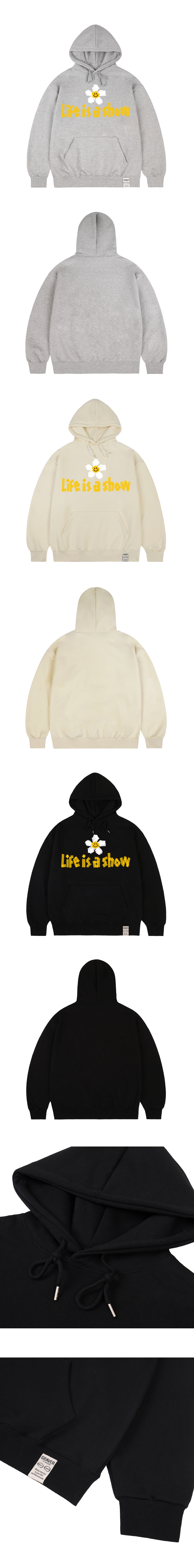 [GRAVER]★TAPE FLOWER SMILE SWEATSHIRT MUSINSA | GRAVER [UNISEX] Small Tape Flower Dot Smile