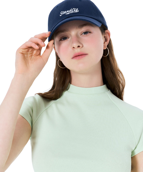 Stand Logo Ball Cap · 스탠드 로고 볼캡