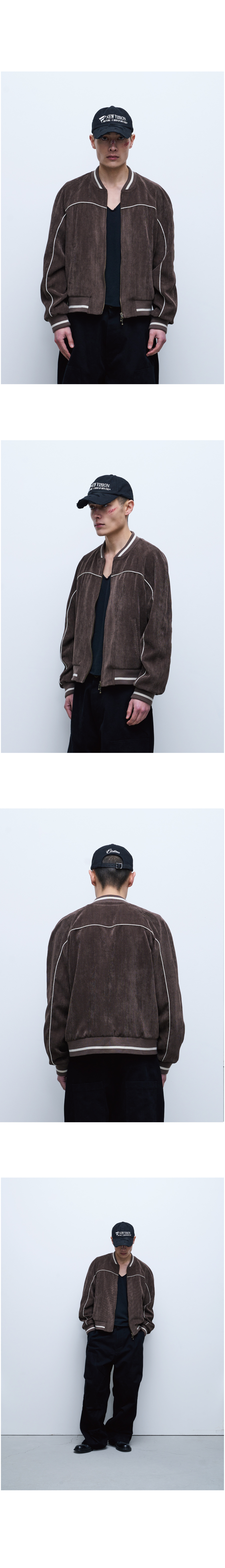 NEW VISION DESTROYED WASHED CAP (BLACK) 상세 이미지 1