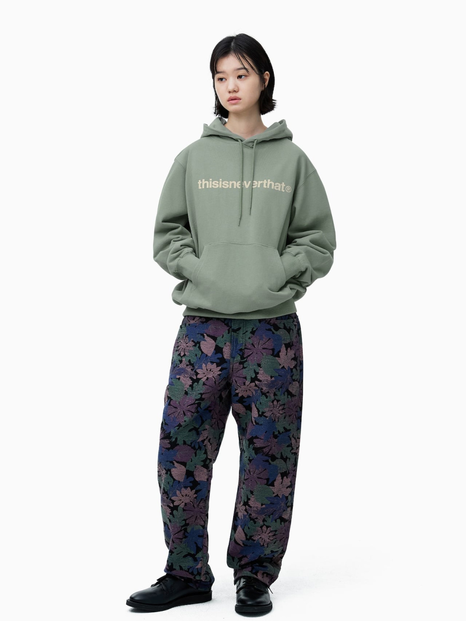 MUSINSA | thisisneverthat® T-Logo LT Hoodie - Light Olive