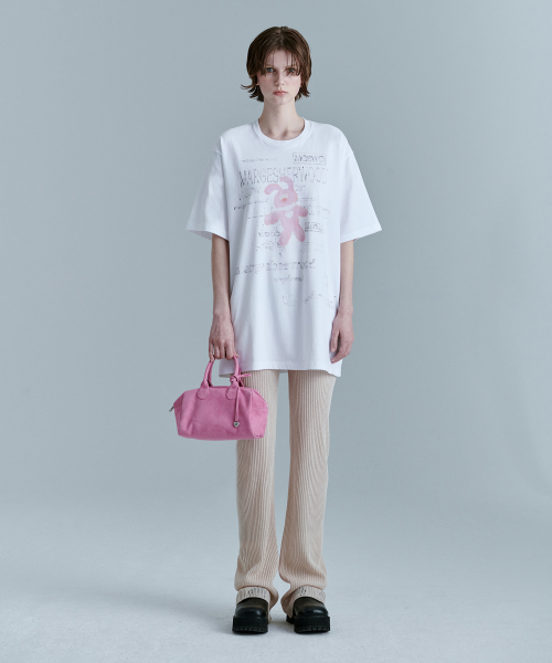 SOFT BOWLING_pink suede