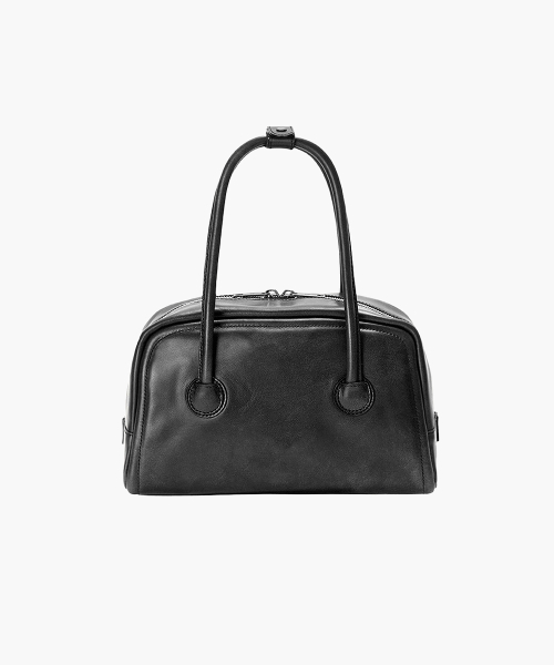 SOFT TOTE_washed black two-tone brushed