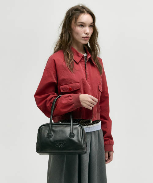 SOFT TOTE_washed black two-tone brushed