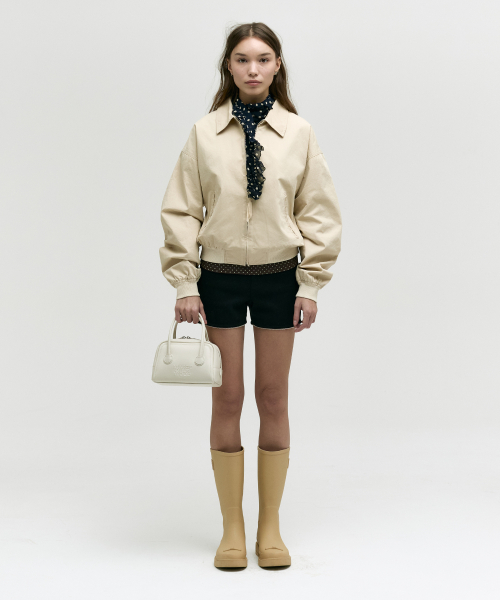 SOFT TOTE MINI_cream plain