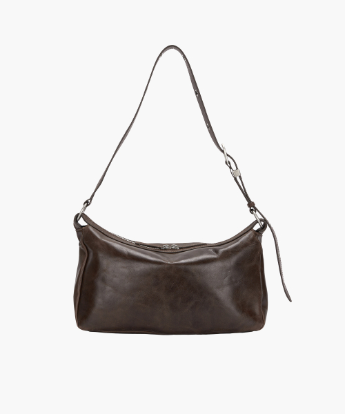 OUTPOCKET HOBO_washed brown pull-up