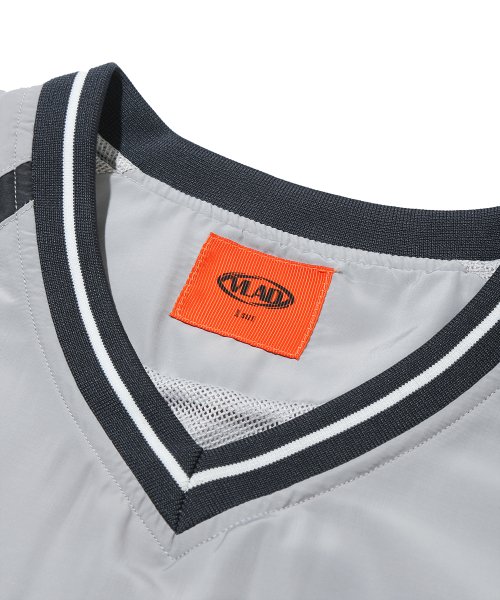 (VLAD) PANEL LOGO ARTWORK PULLOVER_GRAY