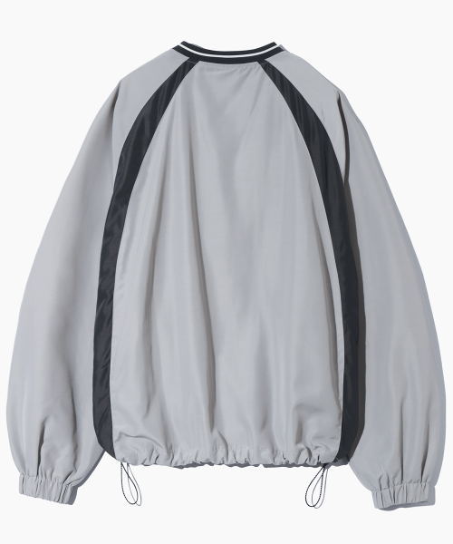 (VLAD) PANEL LOGO ARTWORK PULLOVER_GRAY