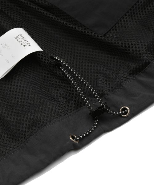(VLAD) 2WAY AUTHENTIC HOOD WINDBREAKER JACKET_BLACK&CHACOAL GRAY