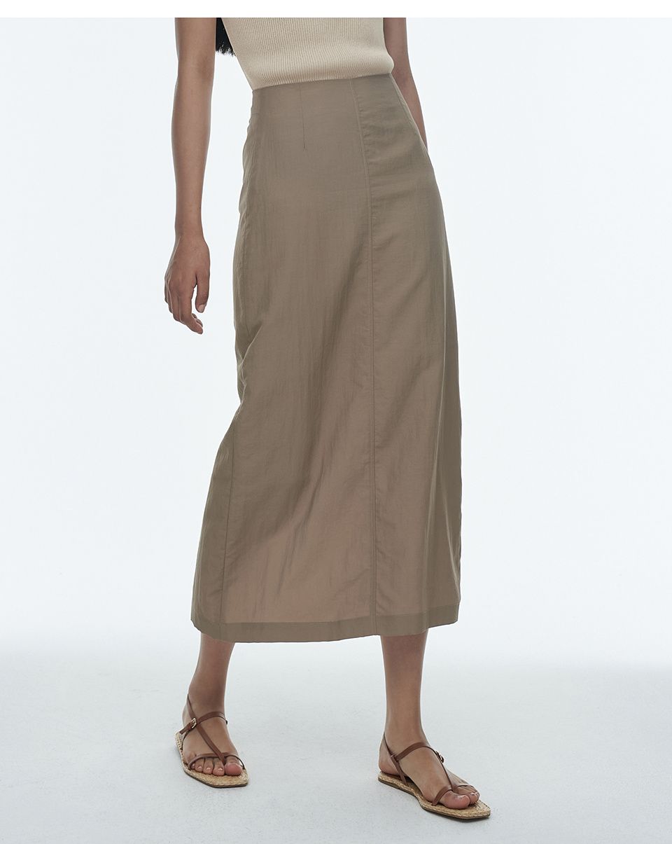 MUSINSA | MUSINSA STANDARD WOMAN Women's Crinkle Long Skirt