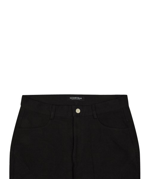 CURVED L PANTS(BLACK)