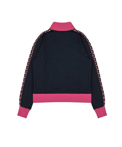 CURVED L TRAINING ZIPUP(NAVY)