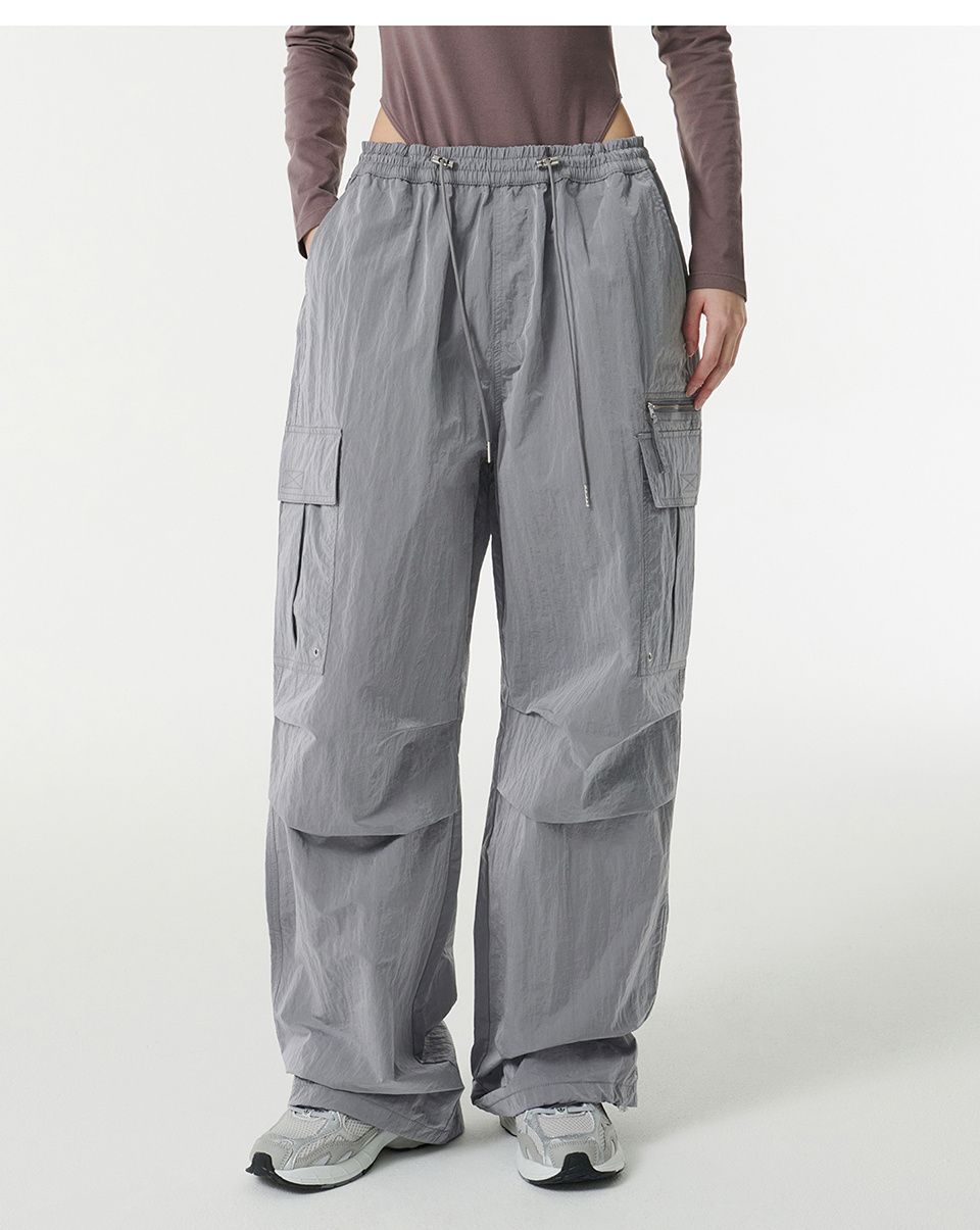 ★MUSINSA STANDARD★ Denim parachute cargo pants grey MMDNP6 MUSINSA | MUSINSA STANDARD Denim Parachute Cargo Pants [Grey]
