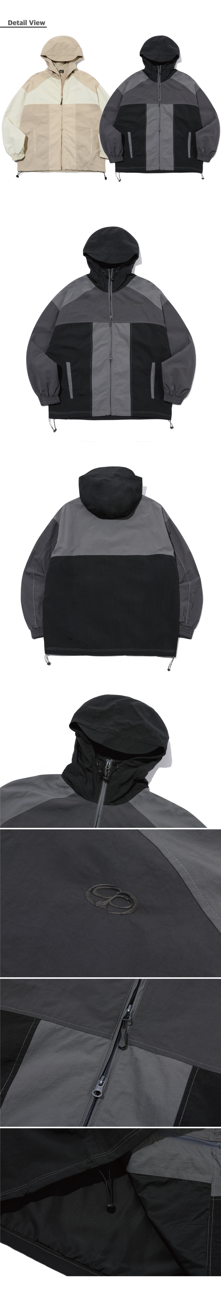 【CPGN STUDIO】Mixed Triple Windbreaker MUSINSA | CPGN STUDIO Triple Layer Windbreaker Black