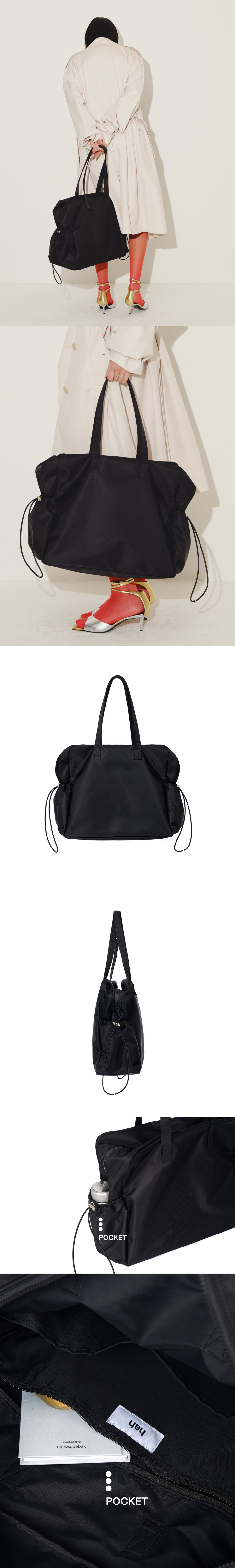 ☆HAH ARCHIVE☆ WITH MATIS THE CURATEUR FULL TOTE SHOULDER B MUSINSA | HAH ARCHIVE Hybrid Tote Shoulder Bag (Black)