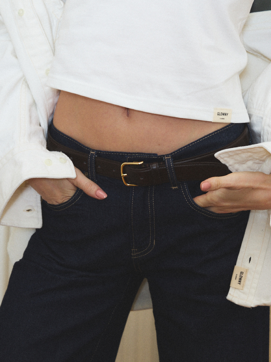 【glowny】EVERYDAY G CLASSIC BELT MUSINSA | GLOWNY EVERYDAY G CLASSIC BELT (BROWN)
