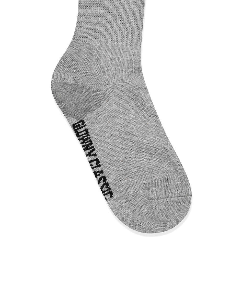 ◆GLOWNY◆ EVERYDAY KNEE HIGH SOCKS GRAY GY24CLASO002GR 글로니(GLOWNY) EVERYDAY KNEE HIGH SOCKS (GRAY) - 사이즈