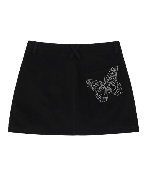 [NF] BIKER PINTUCK MINI SKIRT (BLACK)_F24QD865