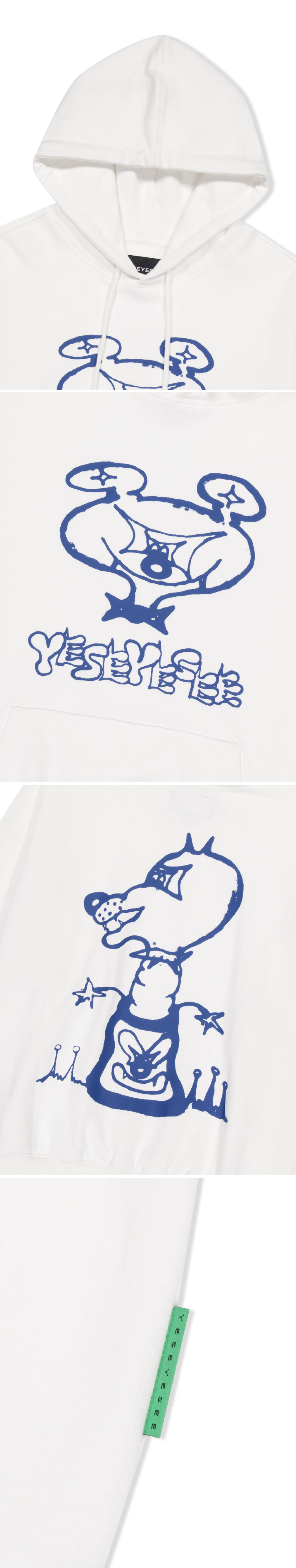 ★2024FW新作★YESEYESEE★Tulrexx Doodle Hoodie MUSINSA | YESEYESEE Tulrexx Doodle Hoodie Black