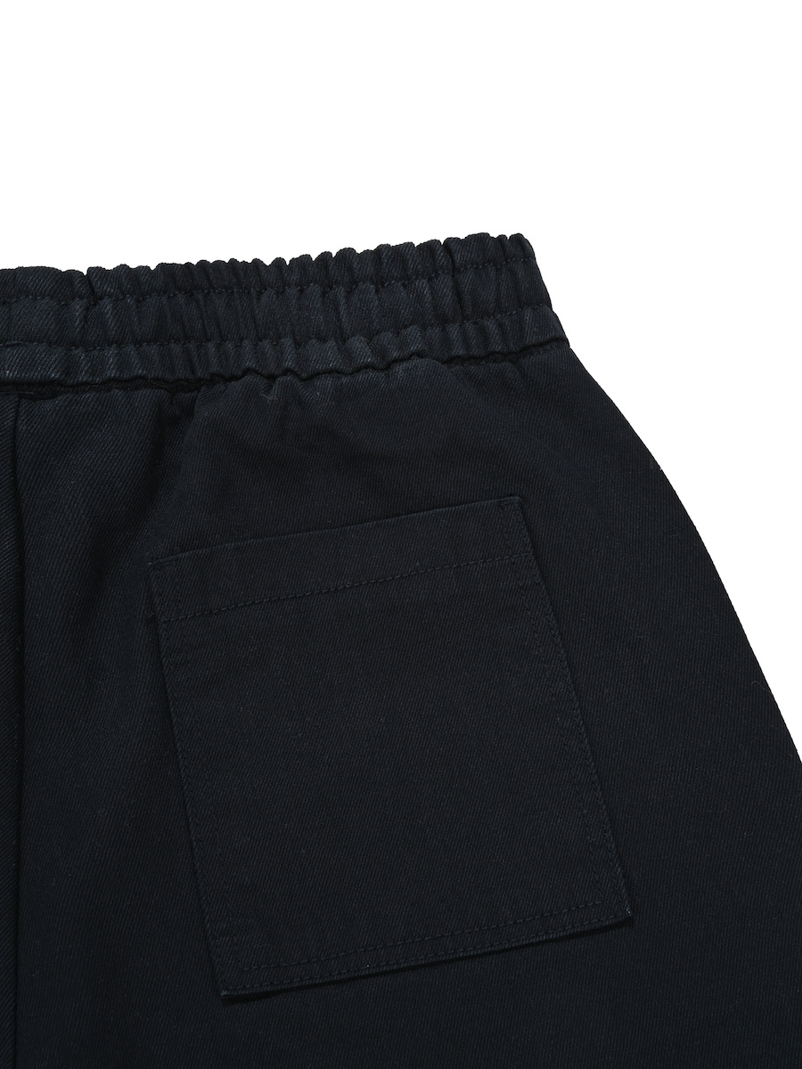 MUSINSA | GLOWNY G CLASSIC COTTON TWILL PANTS (BLACK)