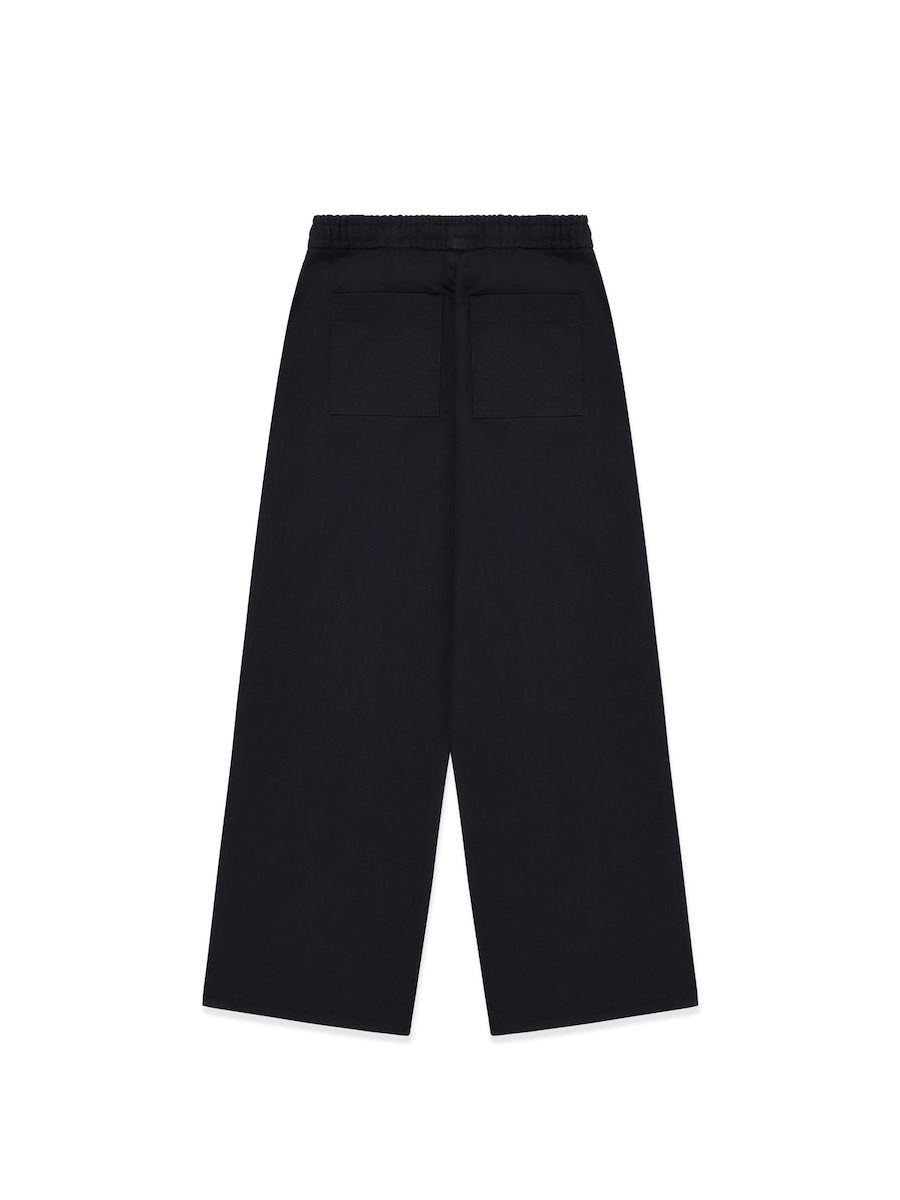 MUSINSA | GLOWNY G CLASSIC COTTON TWILL PANTS (BLACK)