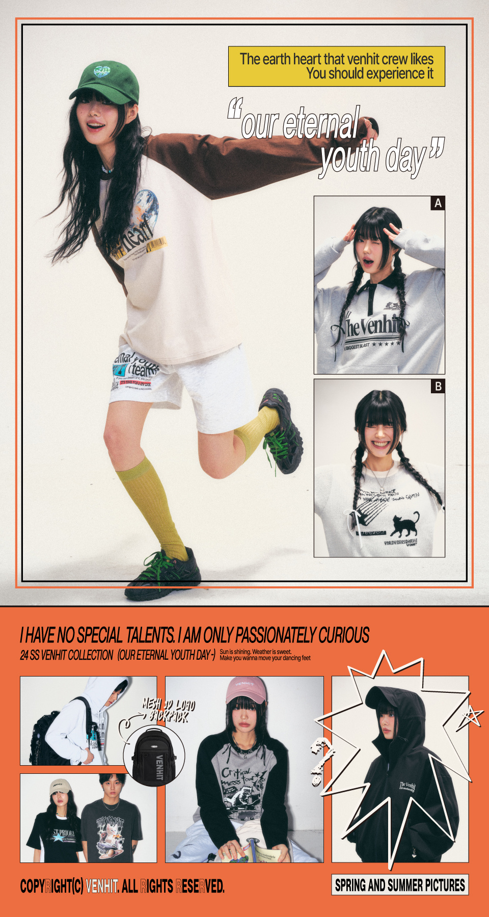 MUSINSA公式 | VENHIT Earthheart Raglan Long Sleeve