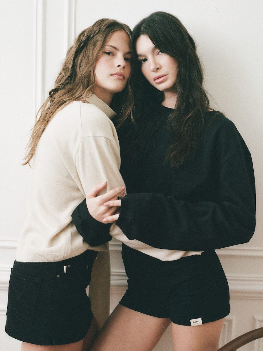 【Glowny】24SS G CLASSIC SOFT CROP LONG SLEEVE GLOWNY G Classic Soft Crop Long Sleeve - White