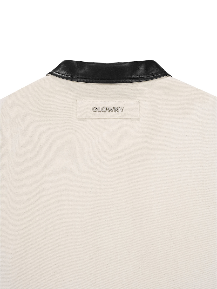 ★GLOWNY ★G CLASSIC COTTON TWILL JACKET MUSINSA | GLOWNY G CLASSIC COTTON TWILL JACKET (BEIGE)
