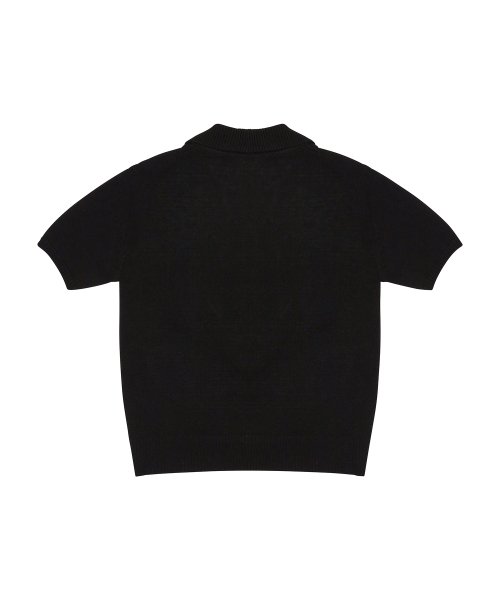 LOVE COLLAR KNIT(BLACK)