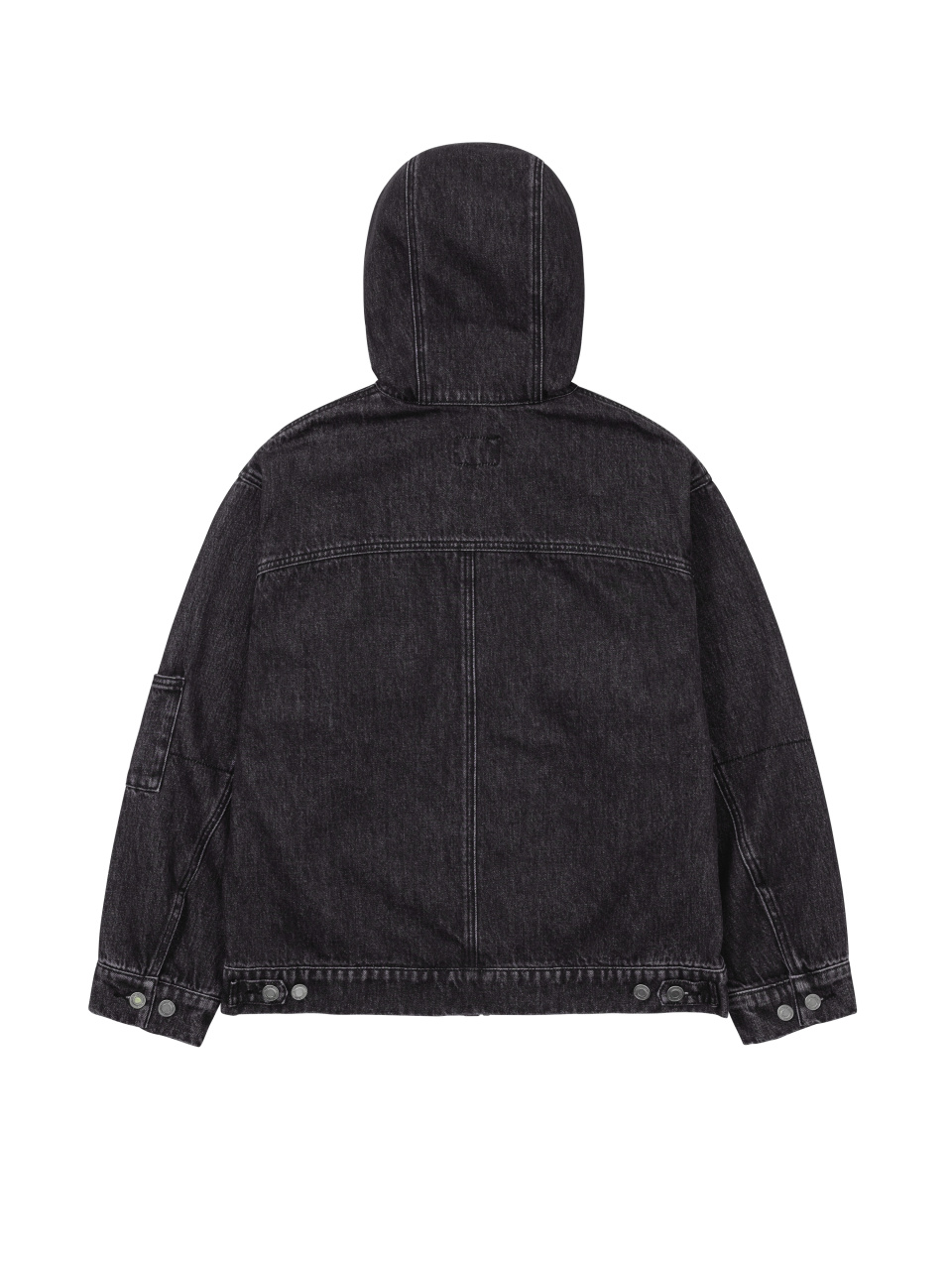【WELLBEING EXPRESS】 Hooded Denim Jacket / 追跡付 MUSINSA | WELLBEING EXPRESS Hooded Denim Jacket Black