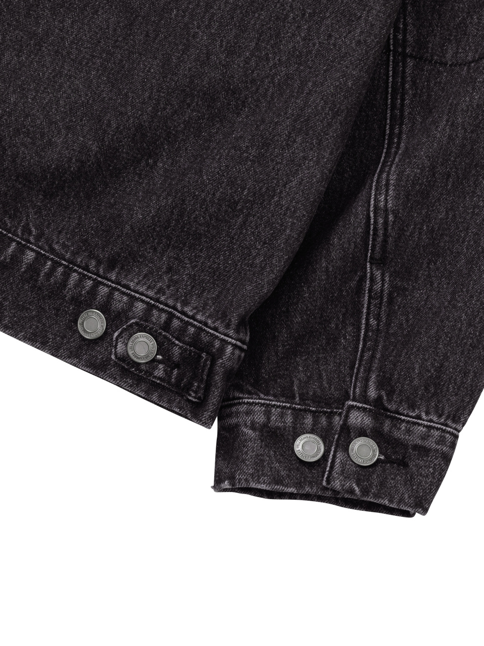 MUSINSA | WELLBEING EXPRESS Hooded Denim Jacket Black