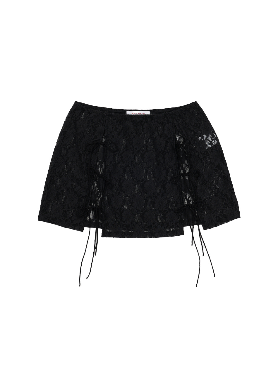 TYPESERVICE ♥ Clean Lace Layered Wrap Skirt /追跡付 Clean Lace Layered Wrap Skirt [Light Green] - 감도 깊은 취향
