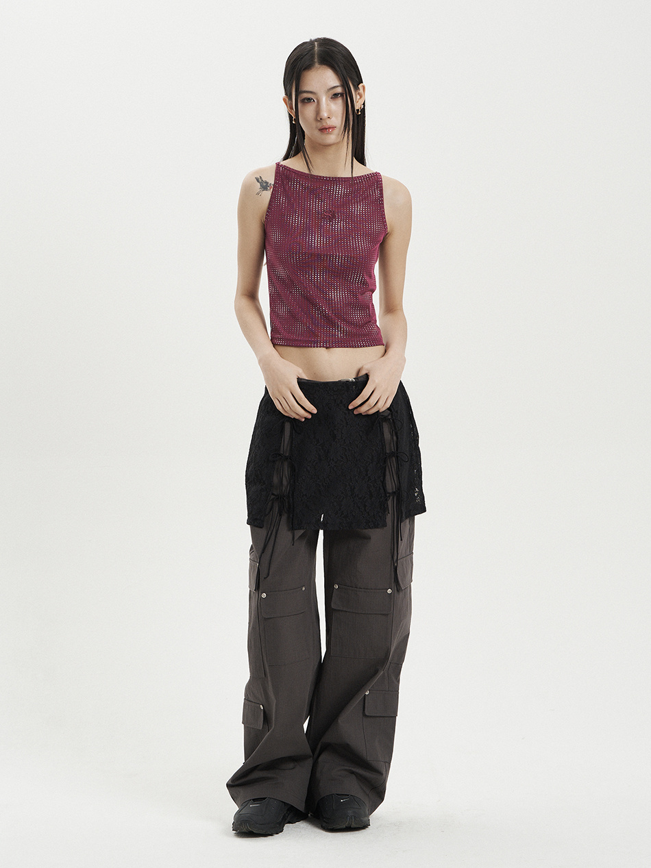 LACE LAYERED SKIRT / BLACK - 감도 깊은 취향 셀렉트샵 29CM