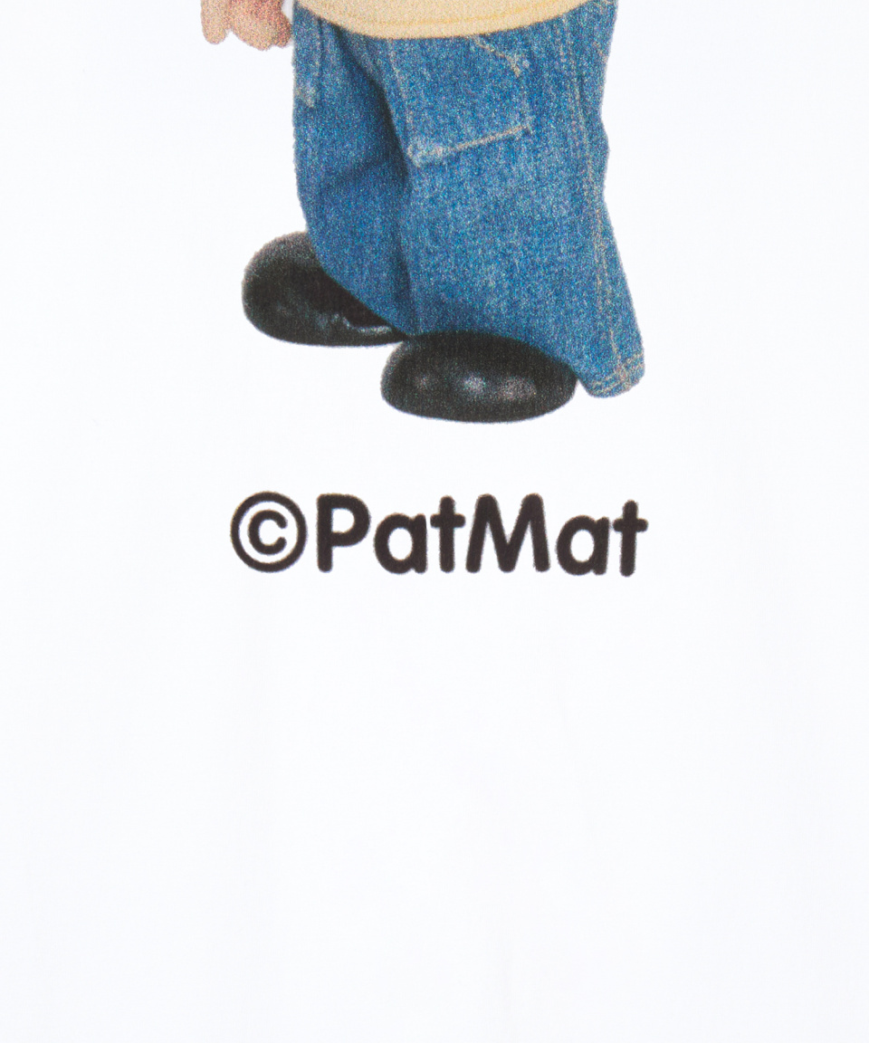 Tシャツ・カットソー LAUGHER PATMAT Motion Pat T-Shirt White PM6 MUSINSA | LAUGHER [PAT&MAT] Motion Pat T-shirt. - White