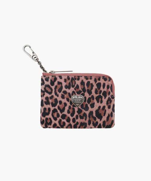 HEART ZIPPER WALLET_SILVER LOGO_suede_5colors
