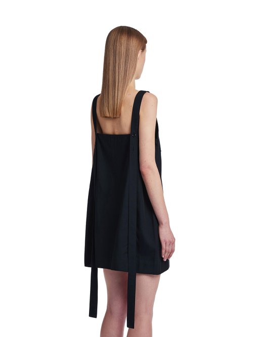 Strap Midi Dress_Black