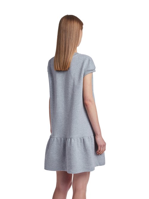 Ruffle Midi Dress_Grey