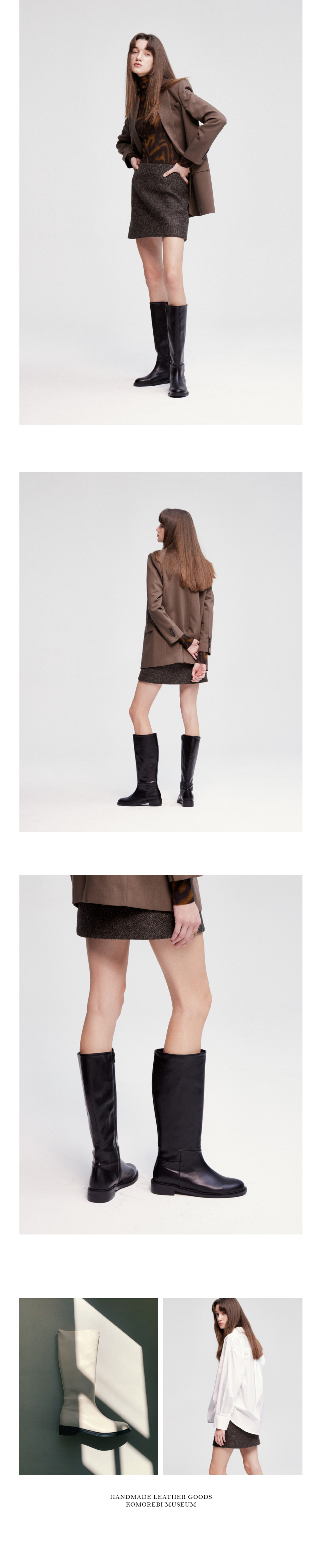 MUSINSA | KOMOREBI MUSEUM KM011L Cow Leather Classic Wide