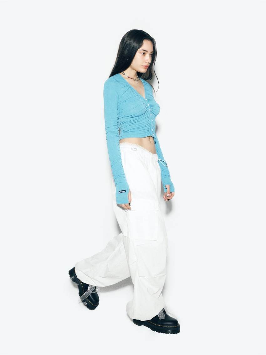 에즈이프 캘리(ASIF CALIE) PARACHUTE CARGO PANTS WHITE - 사이즈... 에즈이프 캘리(ASIF CALIE)  PARACHUTE CARGO PANTS WHITE - 사이즈... 