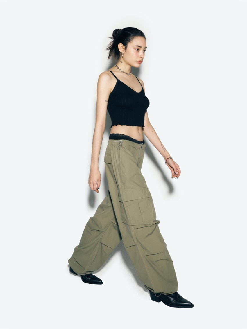【ASIF CALIE】PARACHUTE CARGO PANTS(3色)☆LESSERAFIM着用☆ ASIF CALIE】PARACHUTE CARGO PANTS(3色)☆LESSERAFIM着用