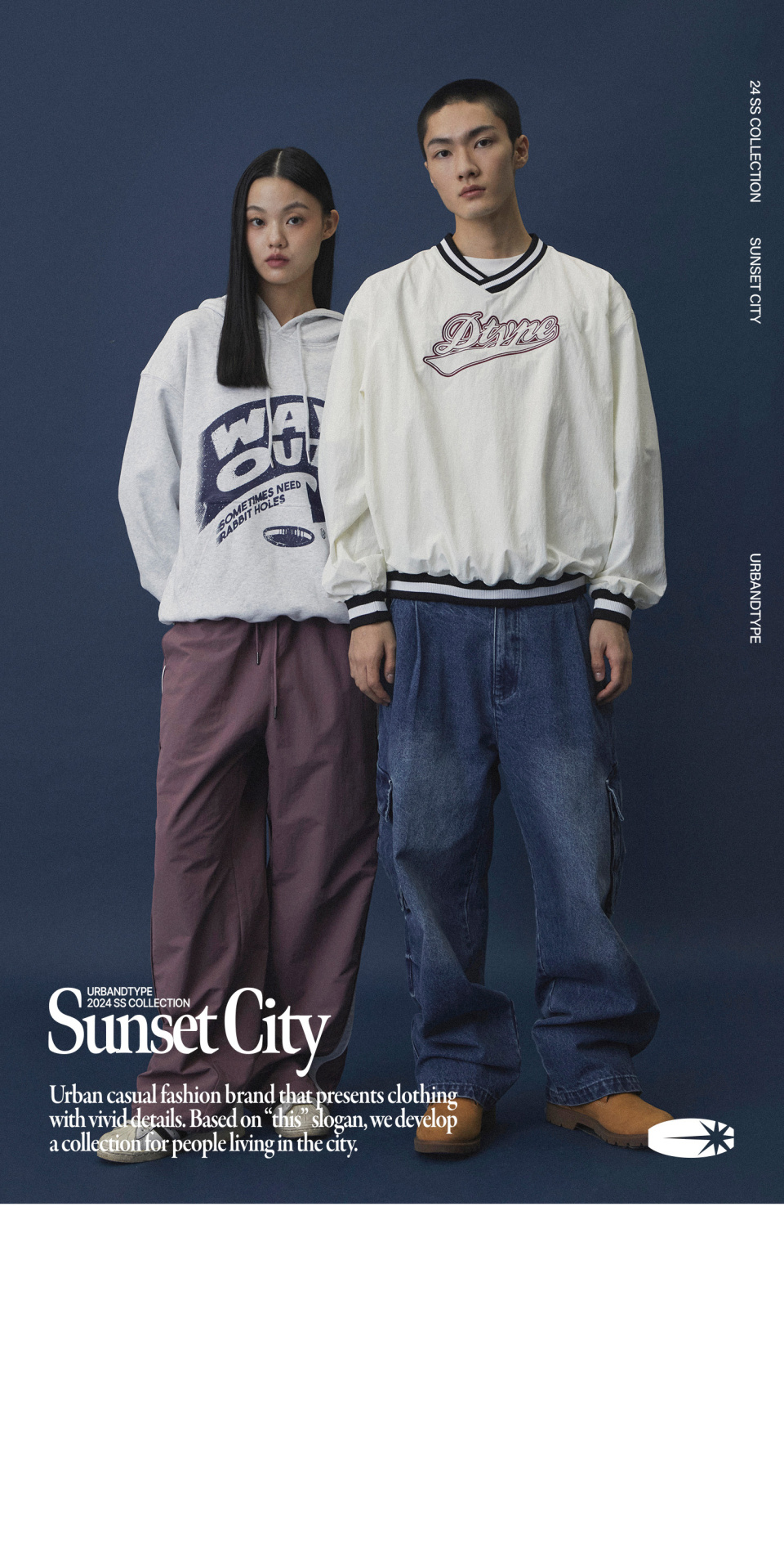 MUSINSA | URBANDTYPE OL209_RUNNING CLUB TRACK JACKET_NAVY